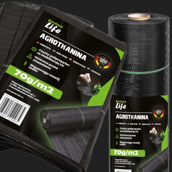 Agrotkanina 1,6x10m 70g/m2  UV+ PREMIUM agrowłóknina geowłóknina PREMIUM
